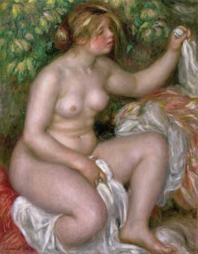 After the Bath by Pierre Auguste Renoir